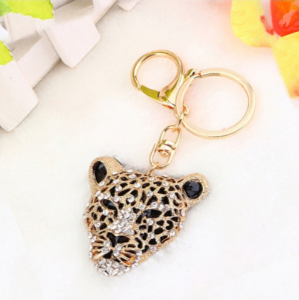 Leopard Charm Keychain